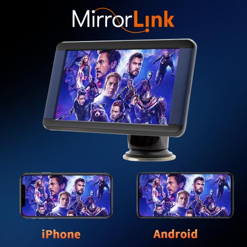 7 inch Android MirrorLink video audio GPS navigation touch screen android player 