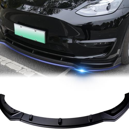 Front Bumper Lip Front Spoiler Front Wing Fit for Tesla Model Y Accessories 2020 2021 2022 2023 2024