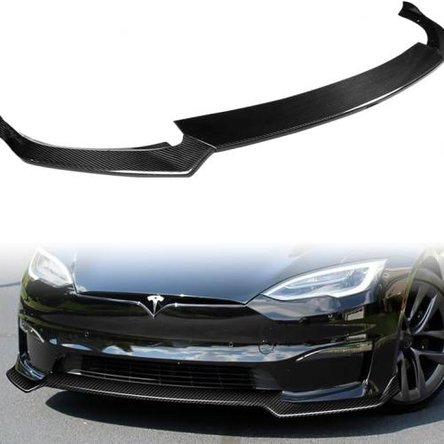 2021-2024 Tesla Model S Front Bumper Lip Splitter Body Kit Trim Protection Compatible